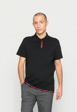 Hollister Co. WEBEX ADGP GRAPHICS - Poloshirt - Black | Herren