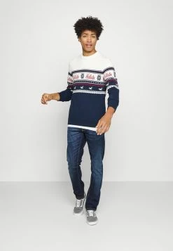 Hollister Co. FAIR ISLE CREW - Strickpullover - Navy Pattern | Herren -Hollister Co Verkäufe 2022 5745bd5c6ace48e59f52aaab39dfa0ab