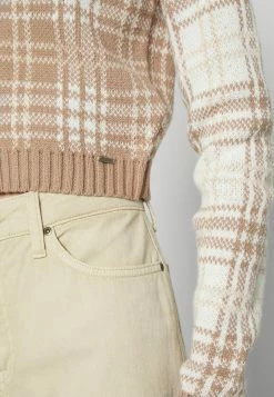 Hollister Co. Strickjacke - Neutral Plaid | Damen -Hollister Co Verkäufe 2022 581e83c956954249b924566f73610ac3