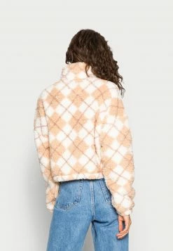 Hollister Co. ARGYLE SHERPA - Fleecepullover - Tan Argyle | Damen -Hollister Co Verkäufe 2022 58678fc1715640b393c2f3ecc625bb81