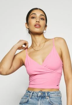 Hollister Co. WRAP CAMI TRIFECTA - Top - Neon Pink | Damen -Hollister Co Verkäufe 2022 5a634a69f5b449c69bbe1a4fd6ea5ebe