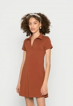 Hollister Co. DRESS - Jerseykleid - Brown | Damen