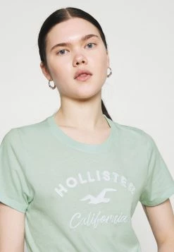 Hollister Co. TECH CORE - T-Shirt Print - Light Green | Damen -Hollister Co Verkäufe 2022 5bbb7ffe7c974da7abb16fde71b9faea