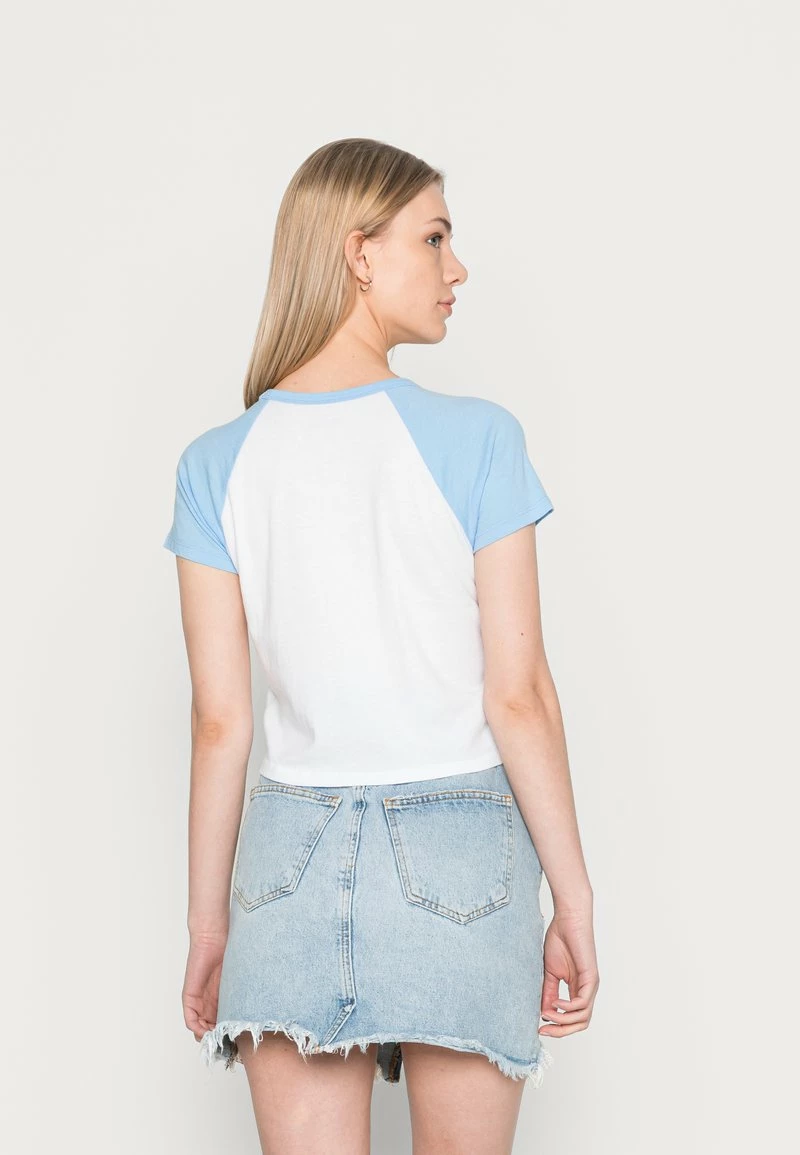 Hollister Co. SLIM TREND MAY - T-Shirt Print - White To Placid Blue Sleeves | Damen 5 Hollister Co. SLIM TREND MAY - T-Shirt Print - White To Placid Blue Sleeves | Damen – Bild 3