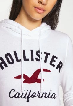 Hollister Co. TERRY TECH CORE - Kapuzenpullover - White | Damen -Hollister Co Verkäufe 2022 5cf03e082b064cc2b610366a3787b401