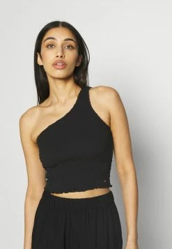 Hollister Co. ONE SHOULDER - Top - Black | Damen -Hollister Co Verkäufe 2022 5d40de86a5b742b2be78ccf42f69b738
