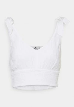 Hollister Co. ECLECTIC BARE PRETTY STATEMENT - Top - White | Damen -Hollister Co Verkäufe 2022 5d8a2cff08684ab5937658ddbaac4d04