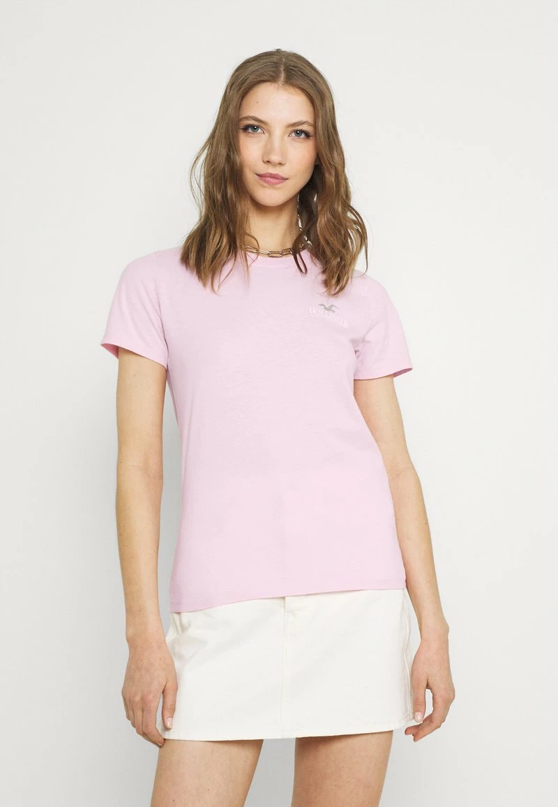 Hollister Co. T-Shirt Basic - Pink Mist | Damen 3 Hollister Co. T-Shirt Basic - Pink Mist | Damen