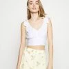 Hollister Co. ECLECTIC BARE PRETTY STATEMENT - Top - White | Damen