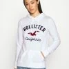 Hollister Co. TERRY TECH CORE - Kapuzenpullover - White | Damen -Hollister Co Verkäufe 2022 5e671958e0ac4d0c9d7158462f7d997f