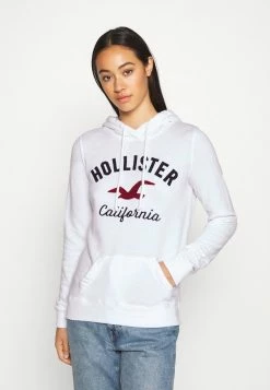 Hollister Co. TERRY TECH CORE - Kapuzenpullover - White | Damen