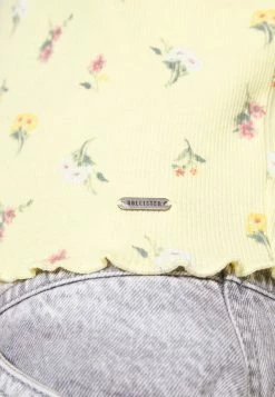 Hollister Co. LETTUCE BABY TEE - T-Shirt Print - Yellow | Damen -Hollister Co Verkäufe 2022 5e9f4edee14044939d7a5fa86dddb836