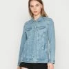 Hollister Co. INDIGO JACKET - Jeansjacke - Indigo | Damen -Hollister Co Verkäufe 2022 5f67dca684d64fb987081630fb26f498