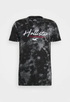 Hollister Co. CORE TECH - T-Shirt Print - Black | Herren -Hollister Co Verkäufe 2022 5fe4ad9329fb4af695930126ef27fd1d