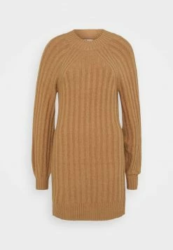 Hollister Co. SWEATER DRESS - Strickkleid - Tan | Damen -Hollister Co Verkäufe 2022 62bdab0f69784dadaedeab0e9ca45e34