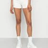 Hollister Co. CURVY WHITE CLEAN UNEVEN FRAY HEM - Jeans Shorts - White Destroy | Damen -Hollister Co Verkäufe 2022 6476b30895fe42a4b628c39abd3f7f5e