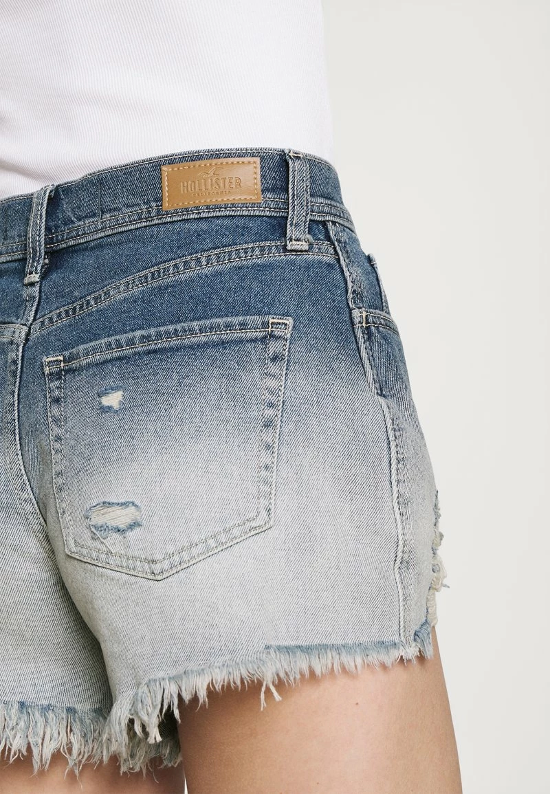 Hollister Co. OMBRE FRAY HEM - Jeans Shorts - Blue Denim | Damen 6 Hollister Co. OMBRE FRAY HEM - Jeans Shorts - Blue Denim | Damen – Bild 4