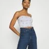 Hollister Co. REVERSIBLE TUBE - Top - Purple | Damen
