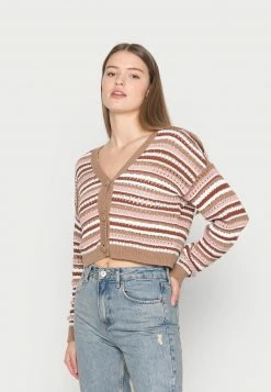 Hollister Co. CARDI STRIPE - Strickjacke - Multi Stripe | Damen