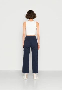 Hollister Co. UHR SOLID LEG UPDATE - Stoffhose - Navy | Damen -Hollister Co Verkäufe 2022 671cdf3ccb764cf3bbdeabaf2f387bba