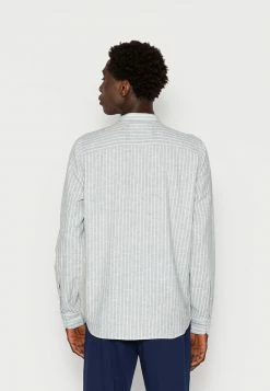 Hollister Co. LINEN - Hemd - Sage Stripe | Herren -Hollister Co Verkäufe 2022 67a0c483d4a6400e9f8d83c154da7c95