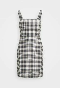 Hollister Co. CHAIN BARE STRUCT - Freizeitkleid - Black/tan | Damen -Hollister Co Verkäufe 2022 686fb386417043ab995590245821e251