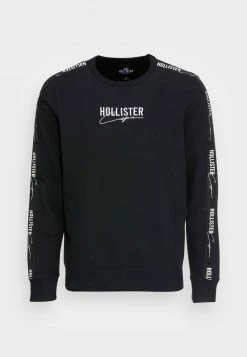 Hollister Co. TAPE CREW - Sweatshirt - Black | Herren -Hollister Co Verkäufe 2022 692e9e434de2415b846975cf4ff01df8