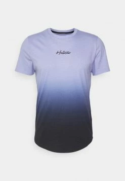 Hollister Co. CURVED HEM OMBRE - T-Shirt Print - Lilac/black Ombre | Herren -Hollister Co Verkäufe 2022 69c738e1d31d425abba6b16b49388a7e