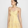 Hollister Co. BARE FEMME SHORT DRESS - Freizeitkleid - Yellow | Damen -Hollister Co Verkäufe 2022 69f10aadab0b452d815ce4f250347704