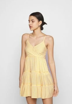 Hollister Co. BARE FEMME SHORT DRESS - Freizeitkleid - Yellow | Damen