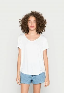 Hollister Co. EASY VEE 3 PACK - T-Shirt Basic - Bright White/apricot Nectar | Damen -Hollister Co Verkäufe 2022 6a74a5398b434c549e1ae49a3fd7c340