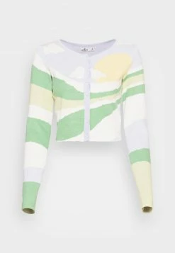 Hollister Co. ICON CROP CARDIGAN PATTERN - Strickjacke - Scenic Pattern | Damen -Hollister Co Verkäufe 2022 6ad5e29e59fb4d7f8d0dd729288037a2