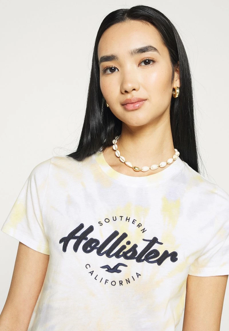 Hollister Co. TECH CORE - T-Shirt Print - Yellow | Damen 6 Hollister Co. TECH CORE - T-Shirt Print - Yellow | Damen – Bild 4