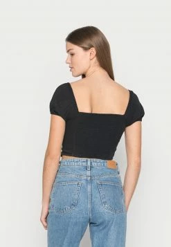 Hollister Co. CORSET - Bluse - Black | Damen -Hollister Co Verkäufe 2022 6c33955bf00a4ddb910ee42a4969357d