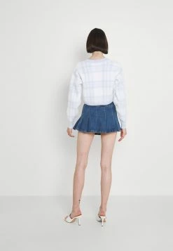 Hollister Co. EASY CROP CARDI - Strickjacke - Light Blue | Damen -Hollister Co Verkäufe 2022 6cb87731d2a64ab78054b8cfbe48f15c