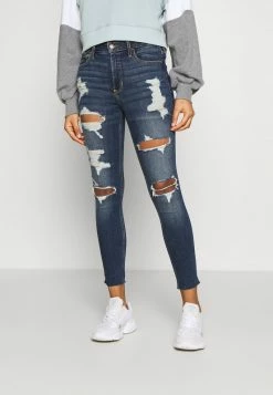 Hollister Co. Jeans Skinny Fit - Blue Denim | Damen