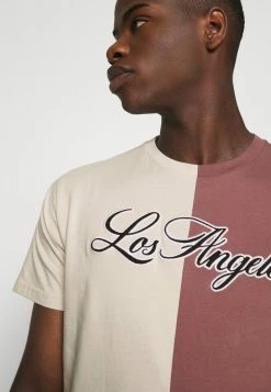 Hollister Co. TREND DROP - T-Shirt Print - Tan/rose Block | Herren -Hollister Co Verkäufe 2022 6dbbf202a2ca4f92844e5cd652cc4166