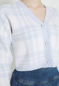 Hollister Co. EASY CROP CARDI - Strickjacke - Light Blue | Damen -Hollister Co Verkäufe 2022 6dc0cd3f60ae446fa9ab4ab7f08ce29b