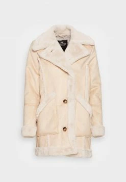 Hollister Co. LONG SHEARLING JACKET - Winterjacke - Safari | Damen -Hollister Co Verkäufe 2022 6e905f6cf4ab462081a56d9d815c8905