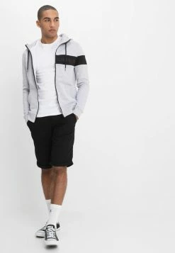 Hollister Co. CREW CHAIN 3 PACK - T-Shirt Basic - White | Herren