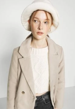 Hollister Co. DAD COAT - Klassischer Mantel - Goat | Damen -Hollister Co Verkäufe 2022 6f49ebe24c4746a2bfbf9924b956c0b1