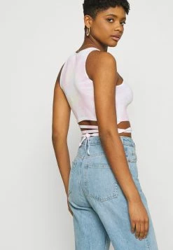 Hollister Co. WRAP TANK - Top - White | Damen -Hollister Co Verkäufe 2022 709c8fef7836461ebd614816ed373cef