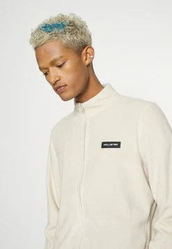 Hollister Co. ZIP UP - Fleecejacke - Cream | Herren -Hollister Co Verkäufe 2022 70cec3d1649944ba8ca59b82e761016f