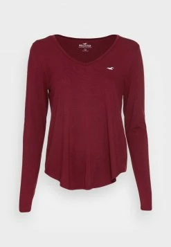 Hollister Co. EASY ICON VEE - Langarmshirt - Zinfandel | Damen -Hollister Co Verkäufe 2022 7166794e585e4843b6923d91223bfe22