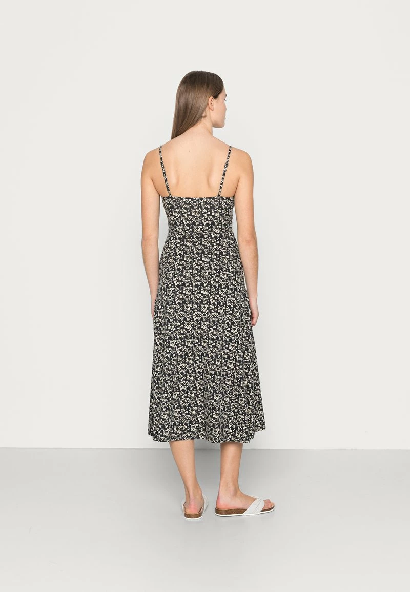 Hollister Co. BARE CUTOUT MIDI DRESS - Jerseykleid - Black/white | Damen 5 Hollister Co. BARE CUTOUT MIDI DRESS - Jerseykleid - Black/white | Damen – Bild 3