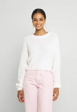 Hollister Co. EASY CREW - Strickpullover - White | Damen