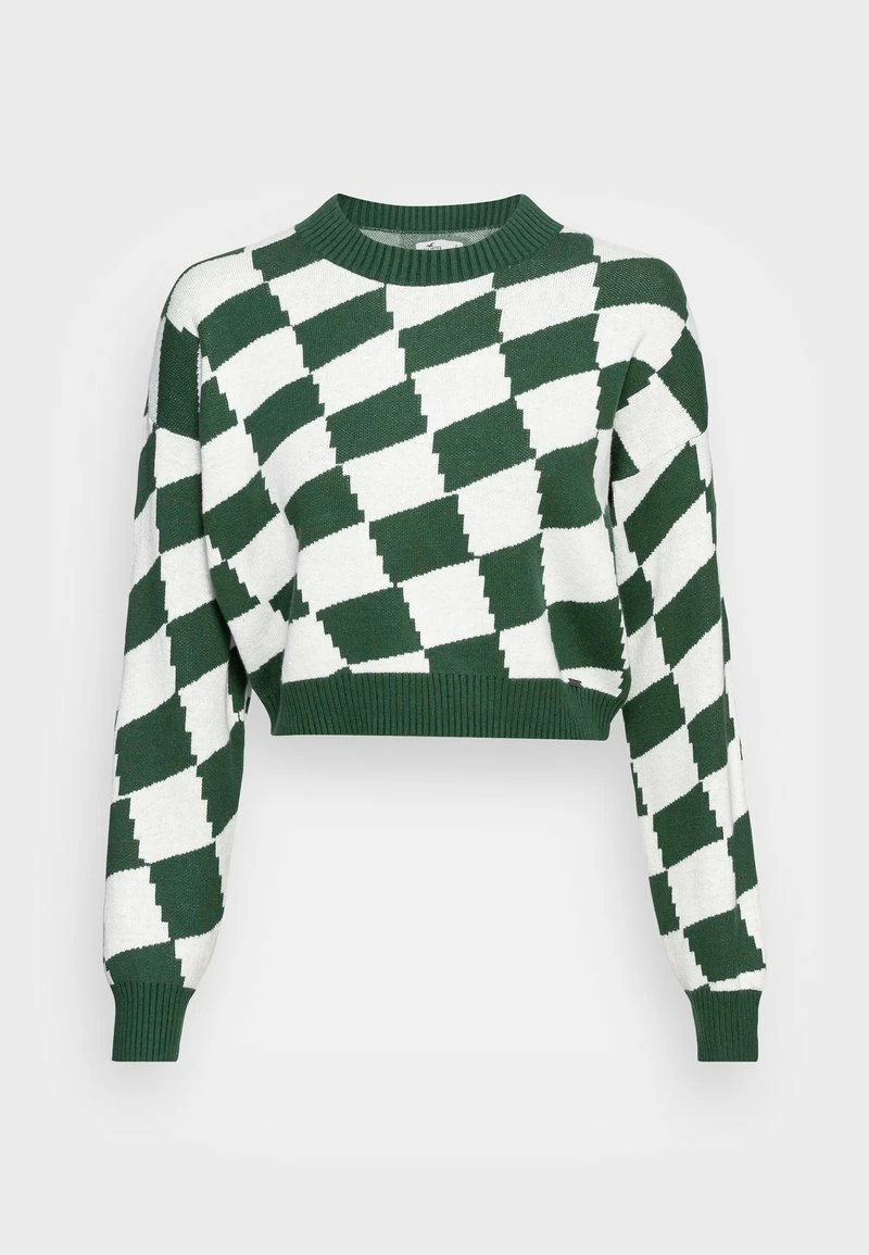 Hollister Co. CYBER DROP PATTERN - Strickpullover - Pine Needle Checker | Damen 6 Hollister Co. CYBER DROP PATTERN - Strickpullover - Pine Needle Checker | Damen – Bild 4