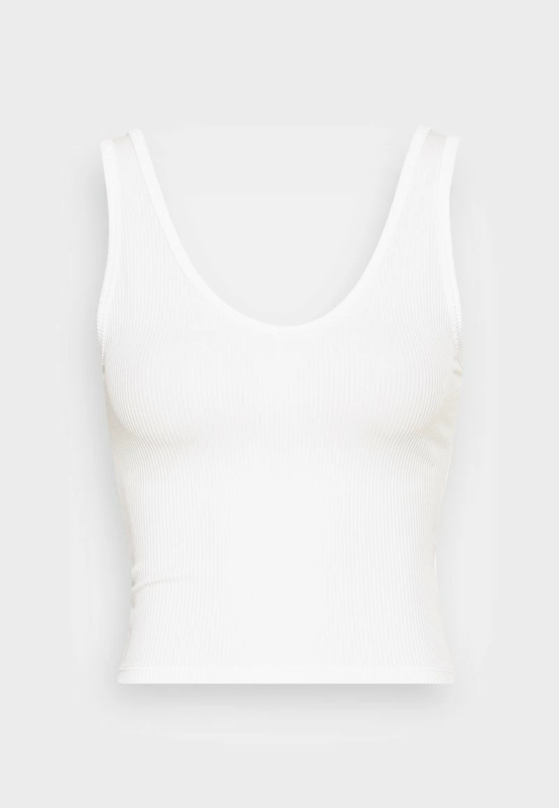 Hollister Co. BARE SEAMLESS V TANK - Top - Bright White | Damen 6 Hollister Co. BARE SEAMLESS V TANK - Top - Bright White | Damen – Bild 4