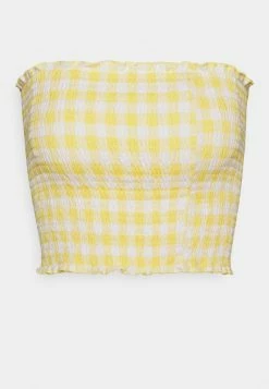 Hollister Co. REVERSIBLE TUBE - Top - Yellow Plaid | Damen -Hollister Co Verkäufe 2022 74073192d32f43e796eef3a22a0070de