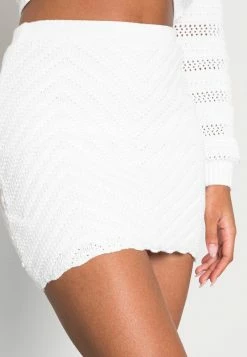 Hollister Co. CROCHET SKIRT - Minirock - White | Damen -Hollister Co Verkäufe 2022 7486f58d78b64527adc5fc49403d6fc6